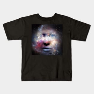 Face in the space Kids T-Shirt